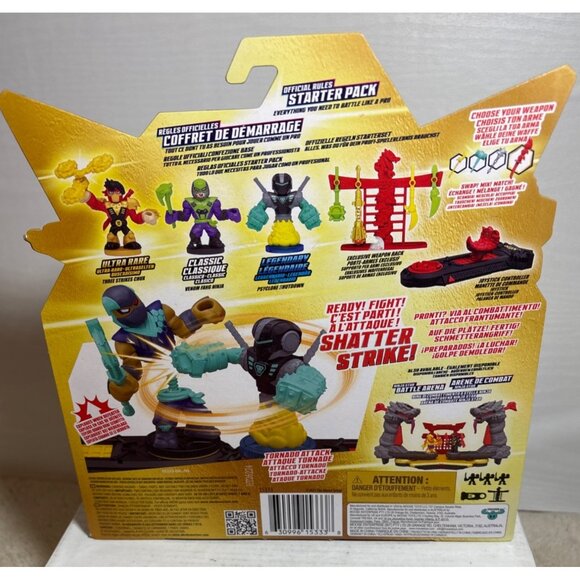 Legends Of Akedo Ninja Fury Official Rules Starter Pack Action Figures Ages 6+ - Picture 6 of 7